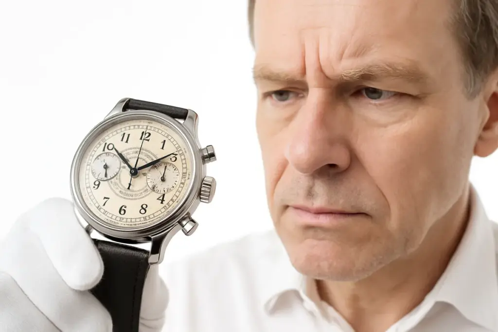 Watch seller discussing, Watch Buyer in NYC